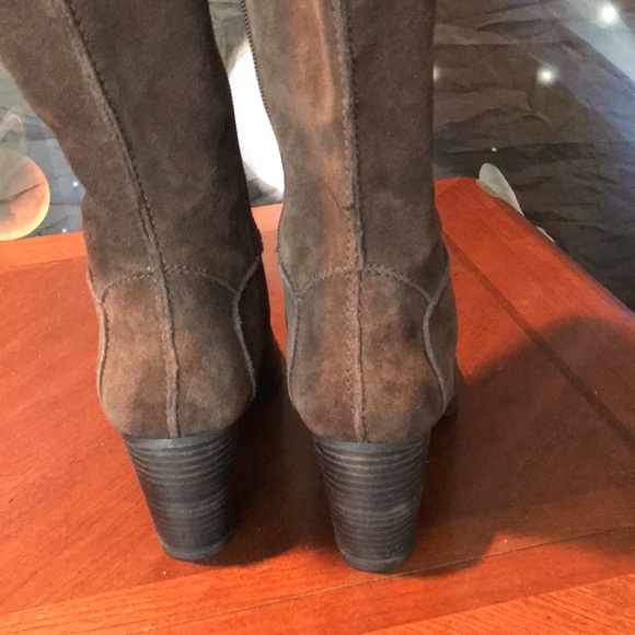 Franco Sarto brown leather riding boots size 7.5M - Picture 5 of 16